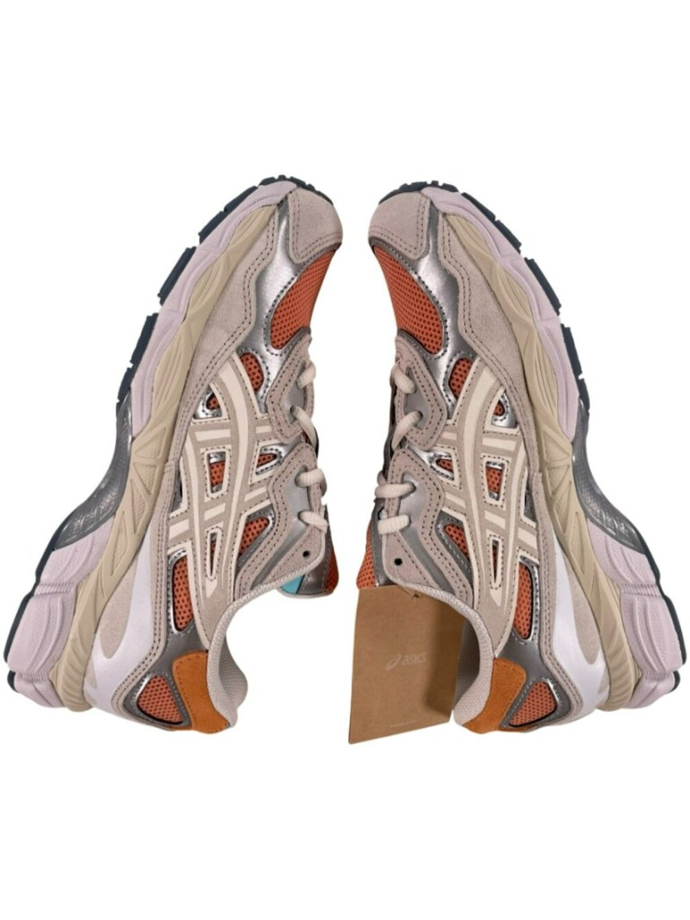 ASICS Mens Gel-NYC Running Shoes Terracotta/Cream Men's Sz 805 Women's Sz 10 NEW - Picture 2 of 10